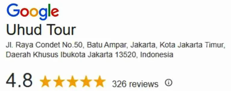 google reviews uhud tour