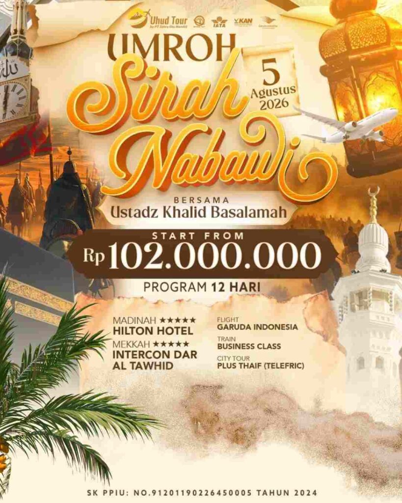 paket umroh sirah nabawi uhud tour