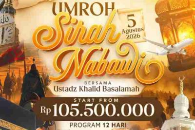 banner spesial paket sirah nabawi 2026 uhud tour